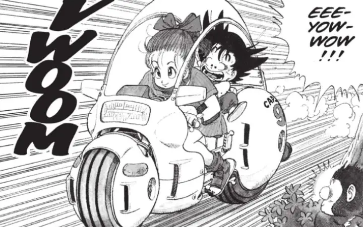 Dragon Ball Mangá Bulma e Goku